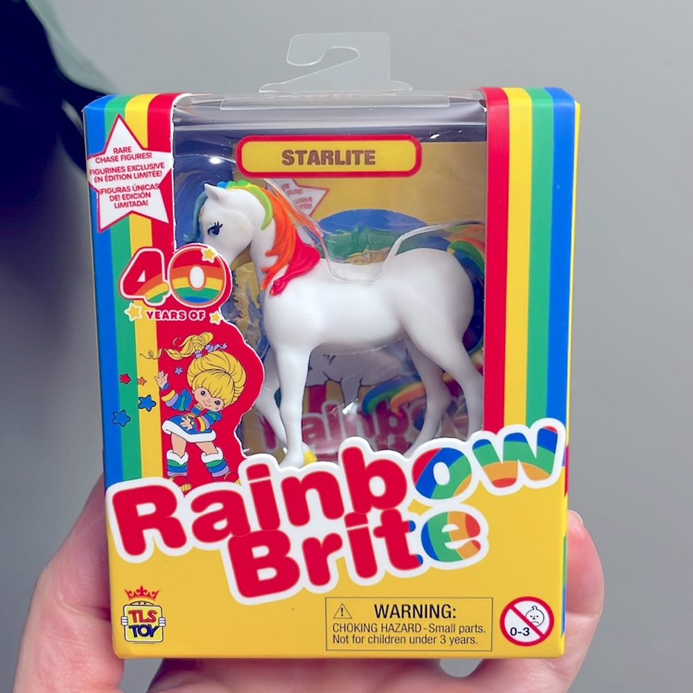 New Rainbow Brite RARE CHASE! Starlite 40th Anniversary 2023 Figure Horse
